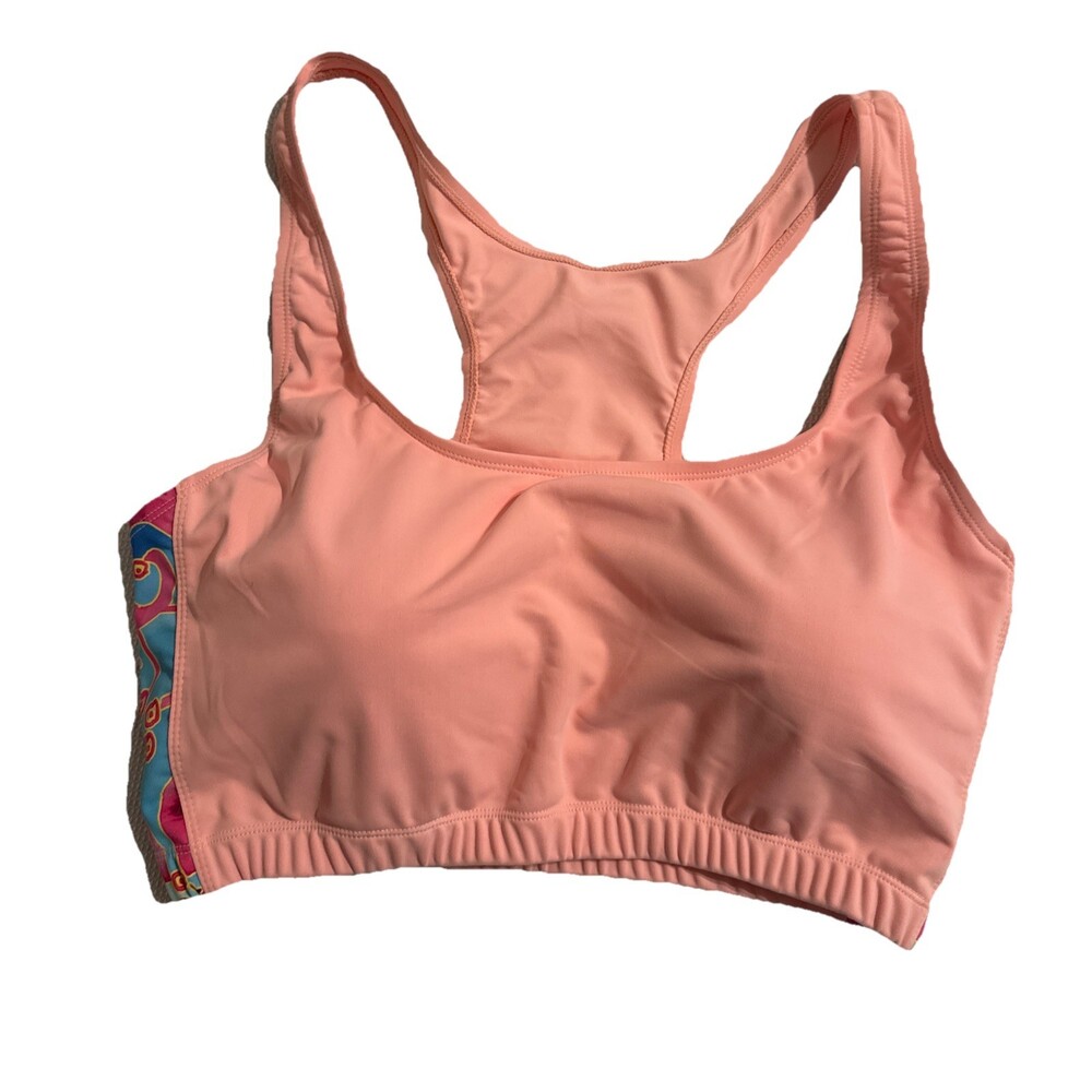 Private Island Hawaii Women Sports Bra Top Racer  Bikini Top Swim & Running XXL